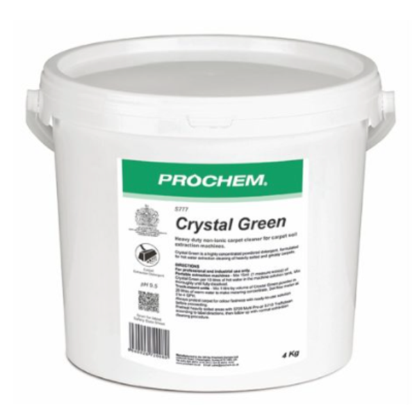 Prochem Crystal Green 4Kg - BM020-4 / S777-04 | Carpet Extraction Detergent