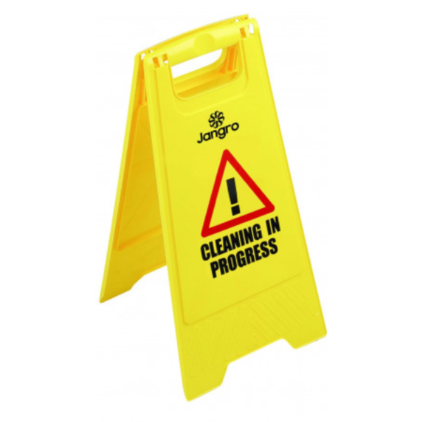 Jangro Wet Floor Sign Eco 100% Recycled | 105124 | High-Visibility Safety Sign