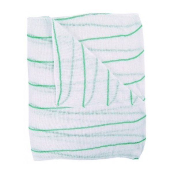 Green Stripe Dishcloth 16"x12" - CG121-G / 16CB/GS | Durable & Colour-Coded Cleaning Cloth