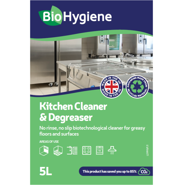 BioHygiene Kitchen Cleaner & Degreaser 5L Concentrate - Professional Grade