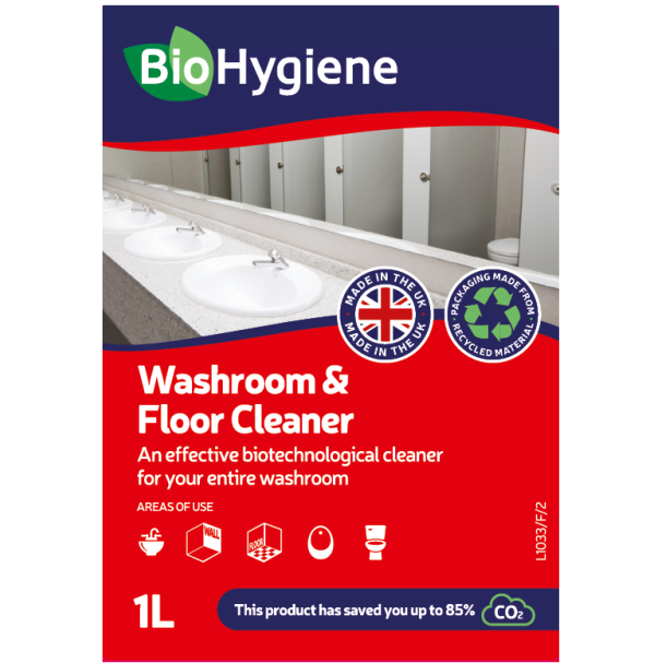 BioHygiene Washroom & Floor Cleaner 1L Concentrate | Eco-Friendly & Powerful