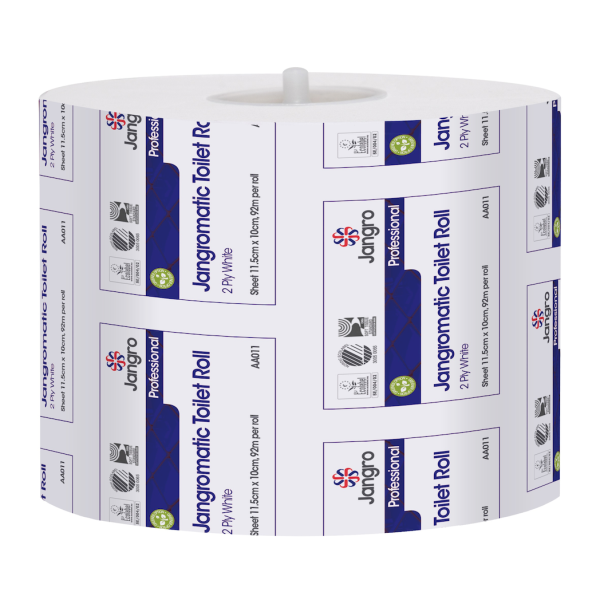 JangroMatic Toilet Paper 2ply 92m x 99mmx36 AA011 - P03631