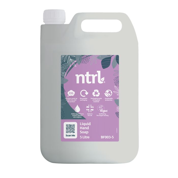 Jangro NTRL Liquid Soap 5L - BF003-5 | Eco-Friendly Hand Wash Refill