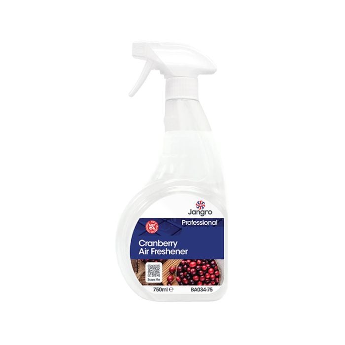 Jangro Cranberry Air Freshener 750ml - BA034-75 | Long-Lasting Odour Control