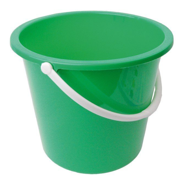 Round Bucket 2 Gallon Green | CL061-G L1414293 | Durable Cleaning Solution