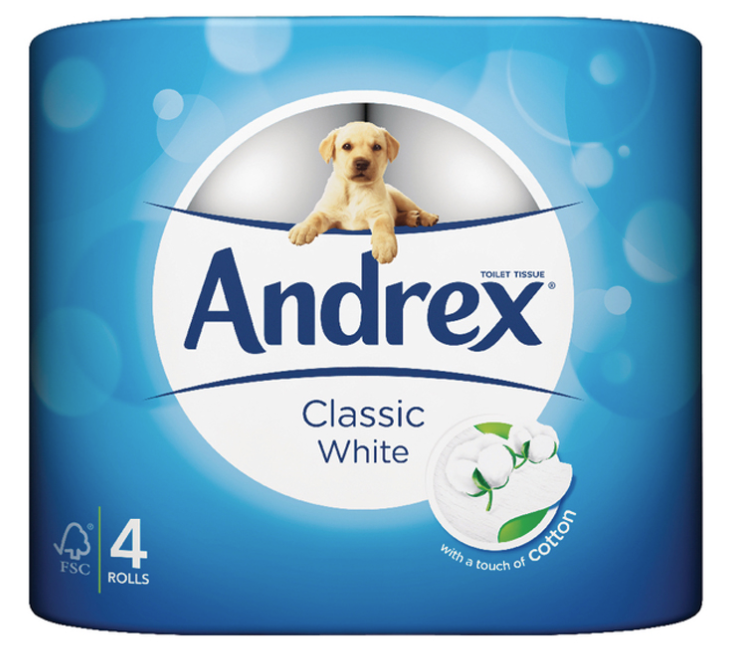 Andrex Toilet Tissue White x24