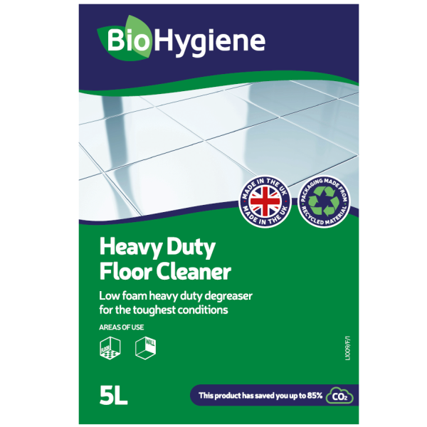 BioHygiene Heavy Duty Floor Cleaner 5L Concentrate | Eco-Friendly Degreaser