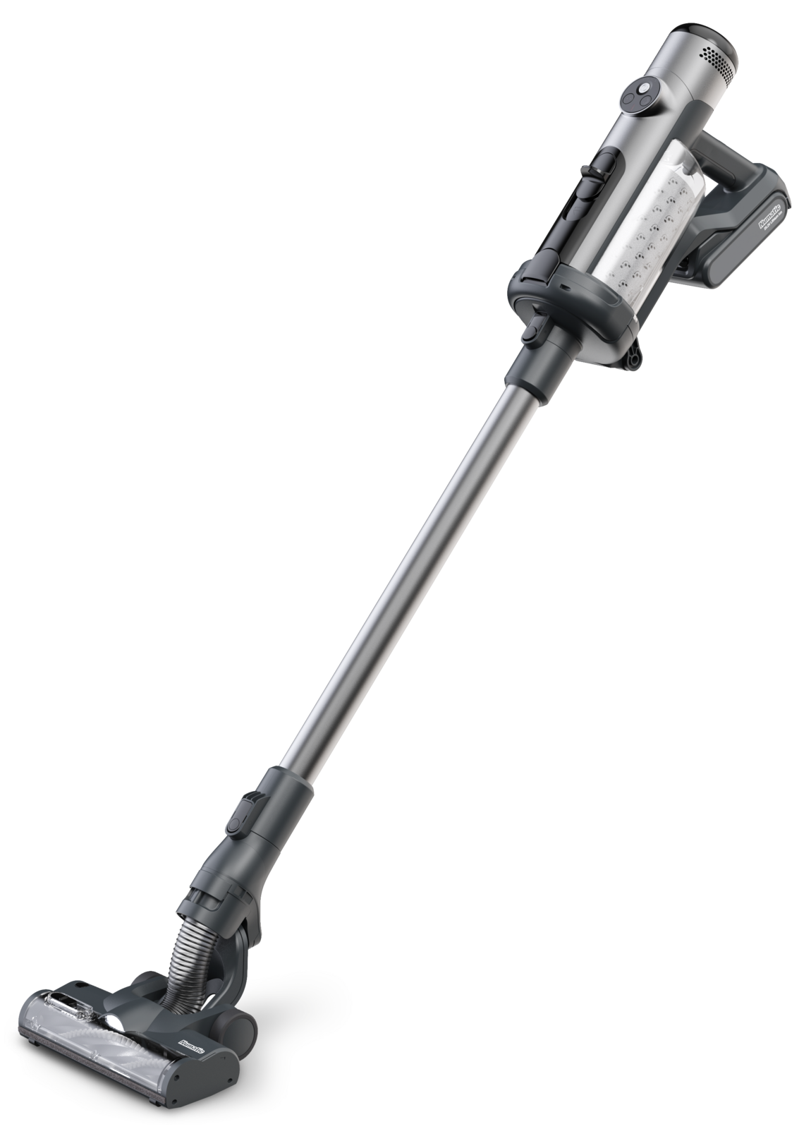 Numatic Quick Stick Grey Commercial Vacuum 2 Batteries and 6 Pods NQ100