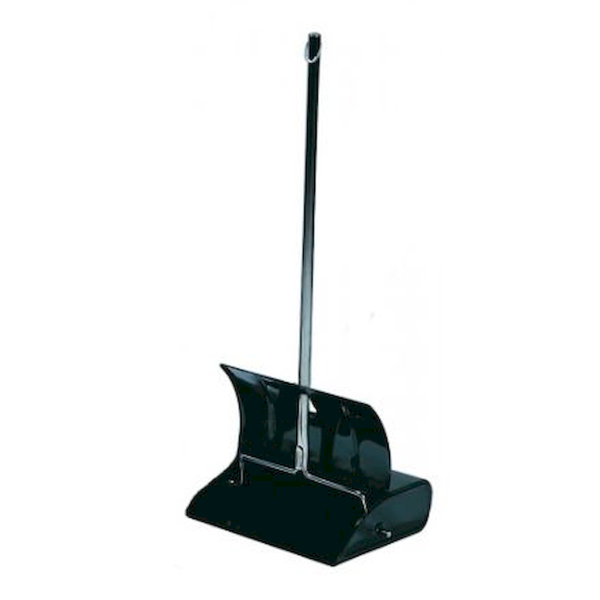 Lobby Dustpan Black Enamel – 104413 - 808BK | Durable Long‑Handled Dustpan for Commercial Cleaning