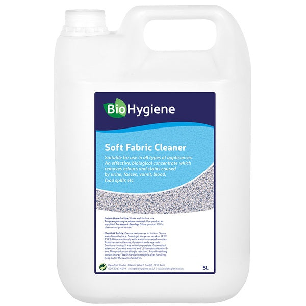 BioHygiene Soft Fabric & Carpet Cleaner 5L – Professional Concentrate
