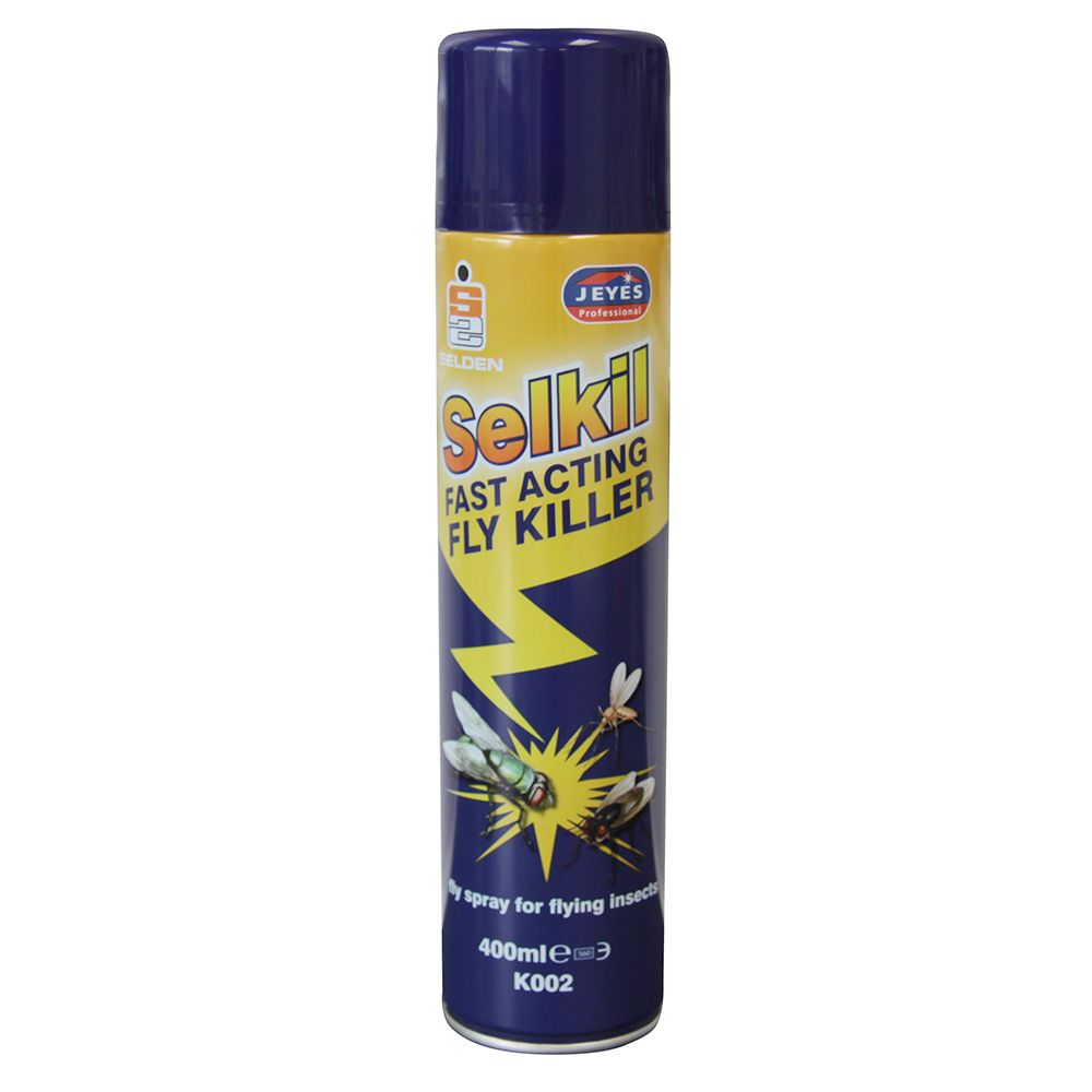 Selkil Fly & Bug Spray 400ml - BG070 | Fast-Acting Insect Killer