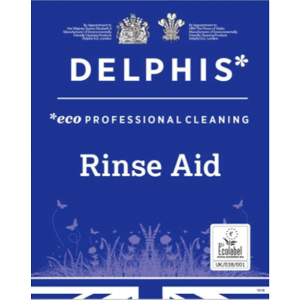 Delphis Eco Rinse Aid 5L | Eco-Friendly, Streak-Free Finish