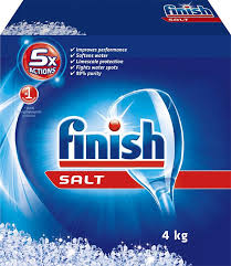 Finish Dishwasher Salt 4kg - RK01138 | Prevent Limescale & Improve Cleaning