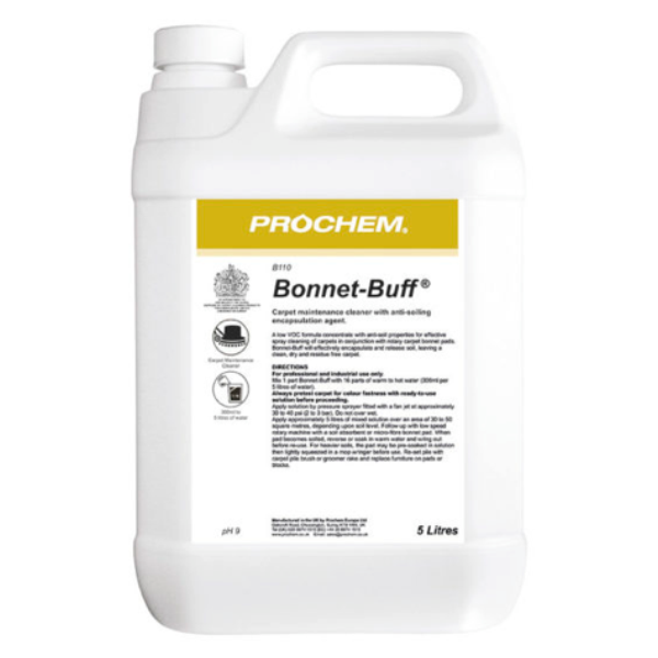 Prochem Bonnet Buff B110 | 5L Carpet Maintenance Cleaner with Encapsulation