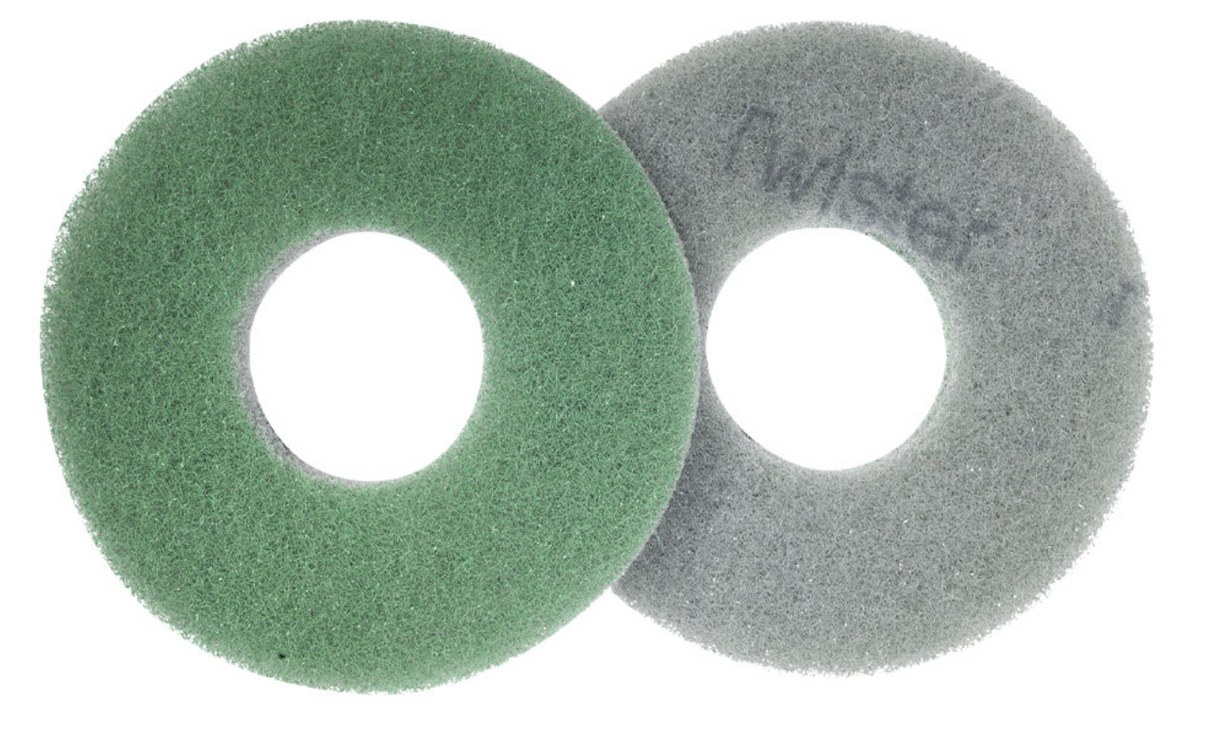 Numatic NuPad 2 X 225MM / 9" GREEN DIAMOND HARD SURFACE FLOOR CLEANING PAD (TO FIT NX244)