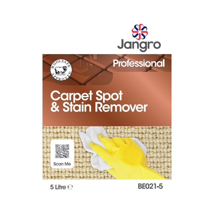 Jangro Carpet Spot & Stain Remover 5L – BE021-5 | Fast-Acting Carpet Cleaner