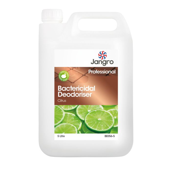 Jangro Bactericidal Deodoriser Citrus 5L - BE056-5 | Cleans, Disinfects & Freshens