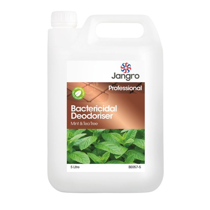 Jangro Bactericidal Deodoriser Mint & Tea Tree 5L - BE057-5 | Cleans, Disinfects & Freshens