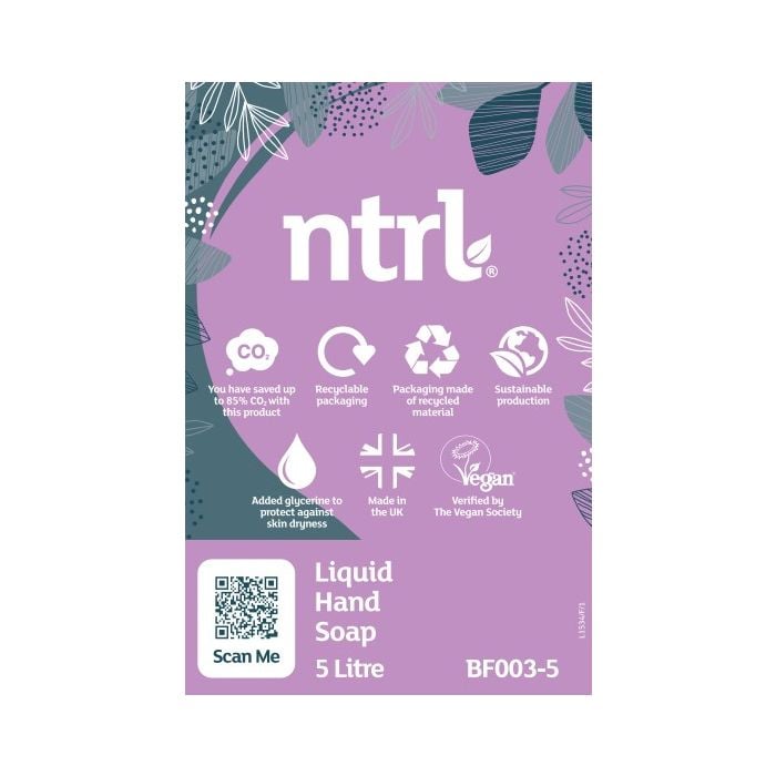 Jangro NTRL Liquid Soap 5L - BF003-5 | Eco-Friendly Hand Wash Refill