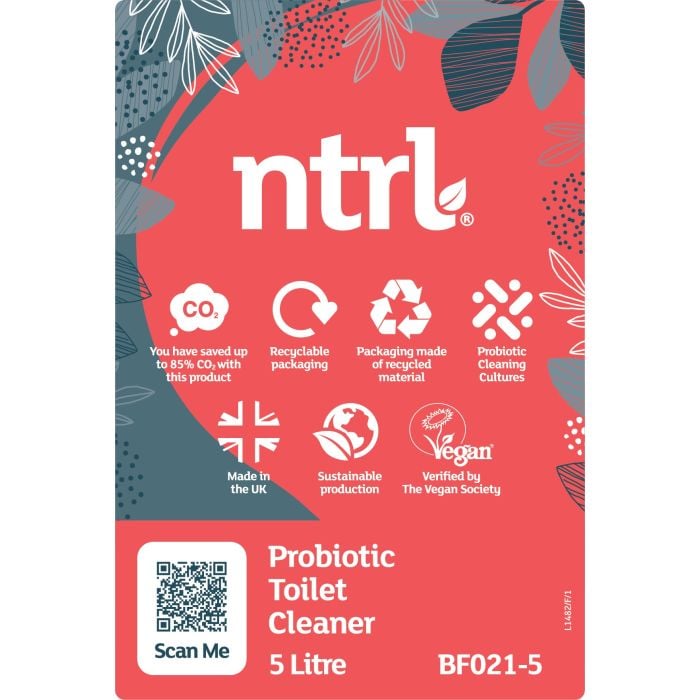 Jangro NTRL Probiotic Toilet Cleaner 5L - BF021-5 | Eco-Friendly Biological Formula
