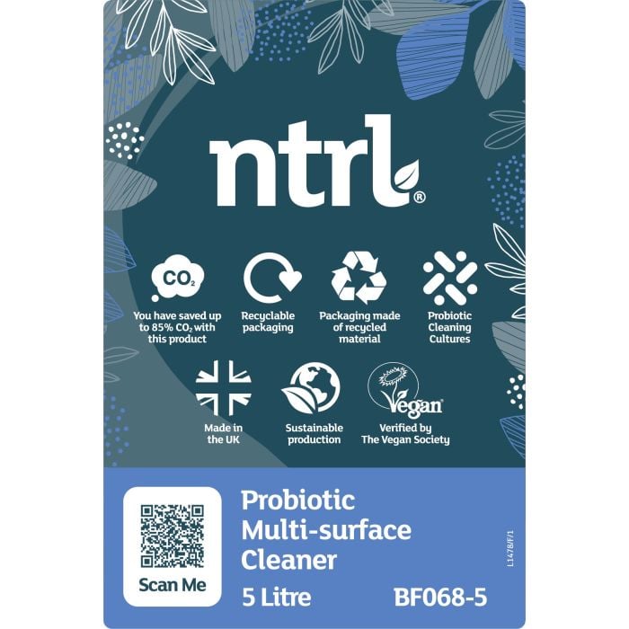 Jangro NTRL Probiotic Multisurface Cleaner 5L - BF068-5 | Eco-Friendly All-Purpose Cleaner