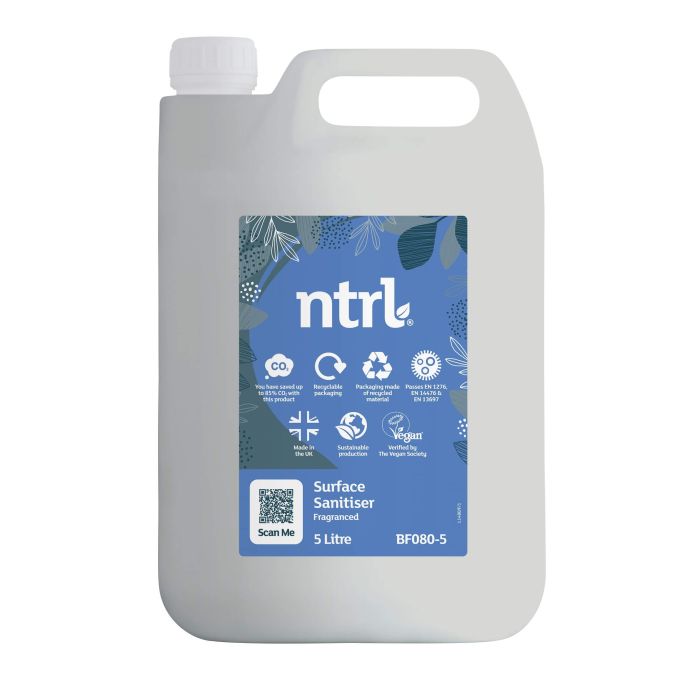Jangro NTRL Surface Sanitiser Fragranced 5L - BF080-5 | Eco-Friendly