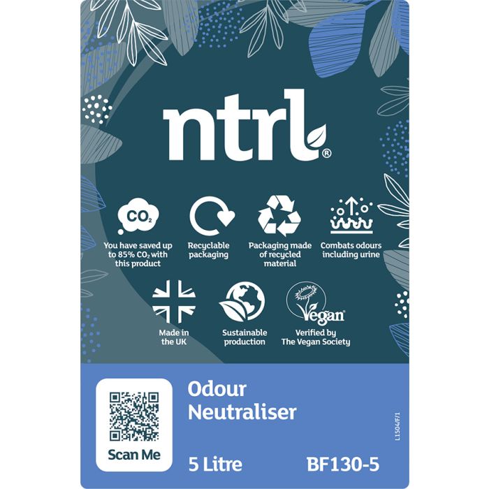 Jangro NTRL Odour Neutraliser 5L - BF130-5 (JA0031) | Eco-Friendly Odour Control