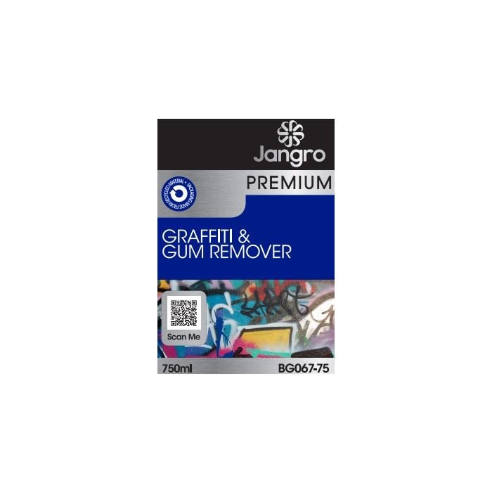 Jangro Premium Graffiti & Gum Remover 750ml - BG067-75 | Tough Stain Remover