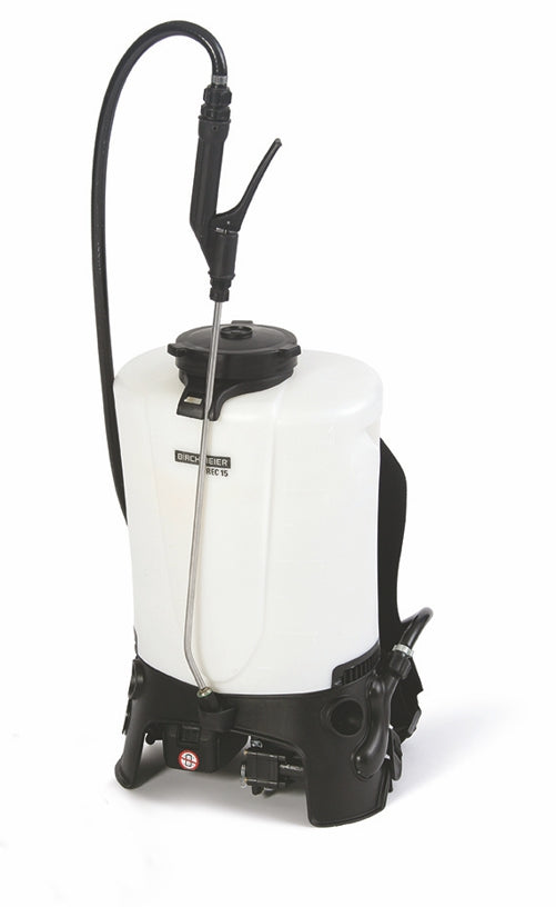 Birchmeier REB 15L Battery Sprayer – professional variable-pressure backpack sprayer.