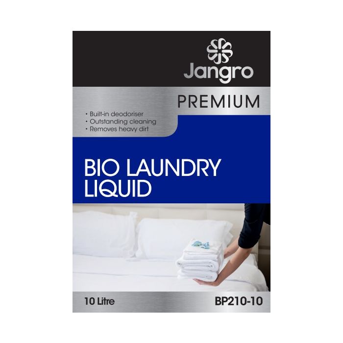 Jangro Premium Bio Laundry Liquid 10L - BP210-10 | Enzyme-Powered Commercial Detergent