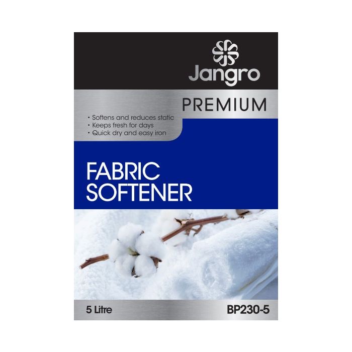 Jangro Premium Fabric Softener 5L - BP230-5 | Long-Lasting Freshness