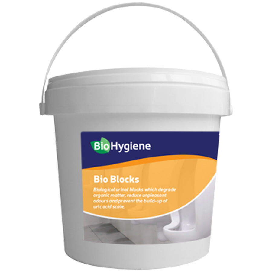 BioHygiene Bio Blocks 1.1kg Tub - Urinal Odour Control & Maintenance