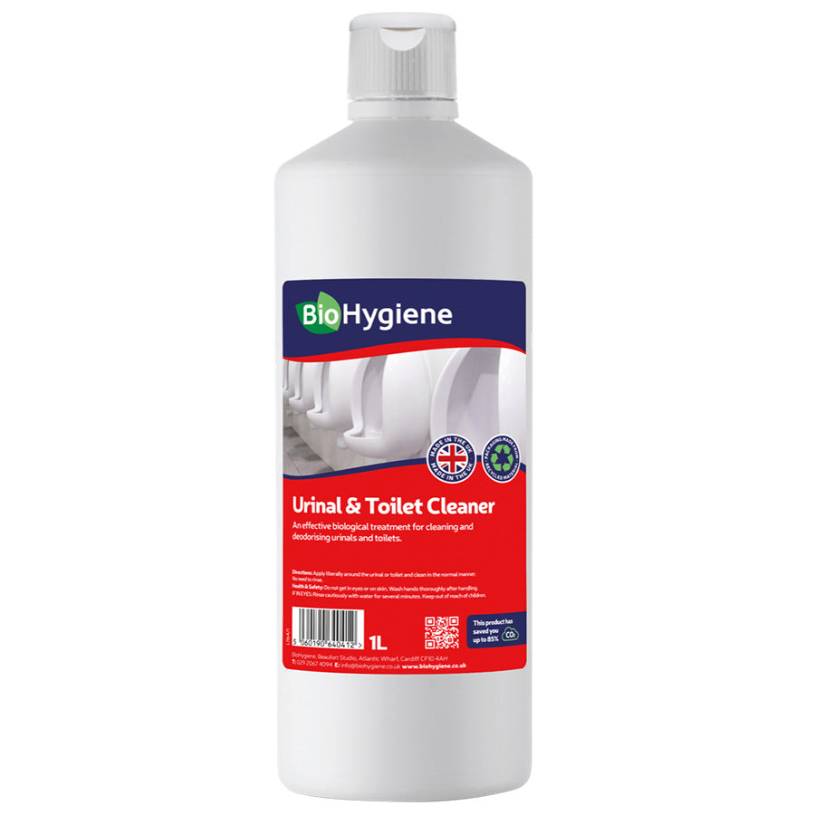 BioHygiene Urinal & Toilet Cleaner 1L | Clean Cotton | Eco-Friendly Washroom Solution