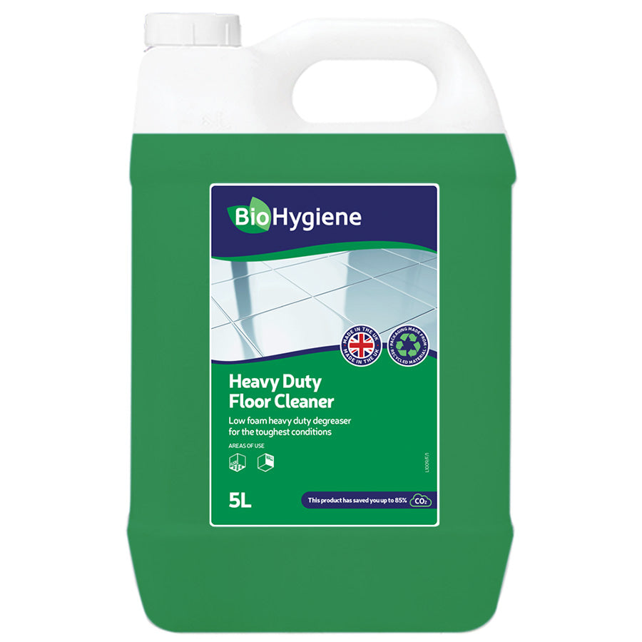 BioHygiene Heavy Duty Floor Cleaner 5L Concentrate | Eco-Friendly Degreaser