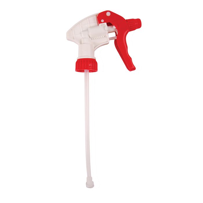 Trigger Ergo-Spray Head - Red | CE018-R Ergonomic Chemical-Resistant Nozzle