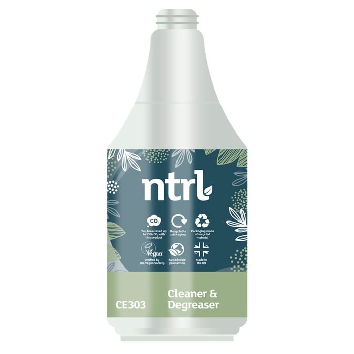 Empty Trigger Bottle for Jangro NTRL Cleaner & Degreaser - CE303 | Reusable & Eco-Friendly