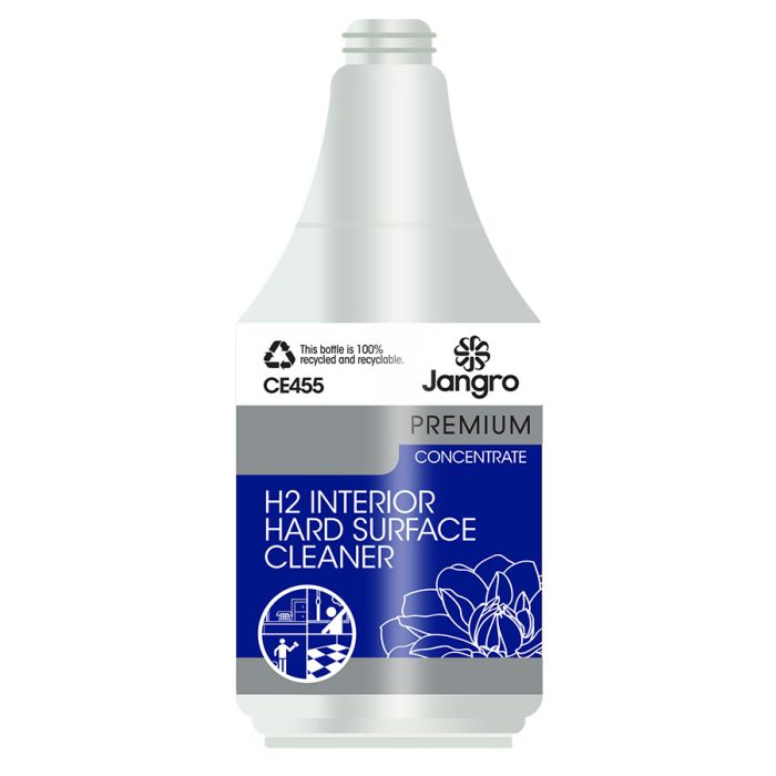 Jangro Enviro H2 Hard Surface Cleaner Trigger Bottle – CE455 | Reusable & Eco-Friendly