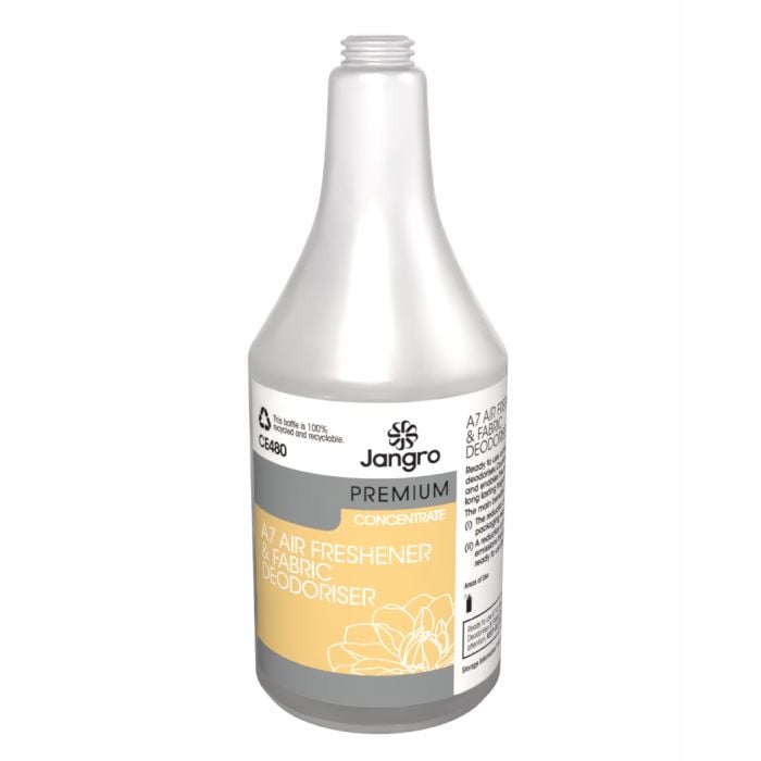 Jangro Enviro A7 Air Fresh & Fabric Deodoriser Trigger Bottle - CE480 | Reusable & Colour-Coded
