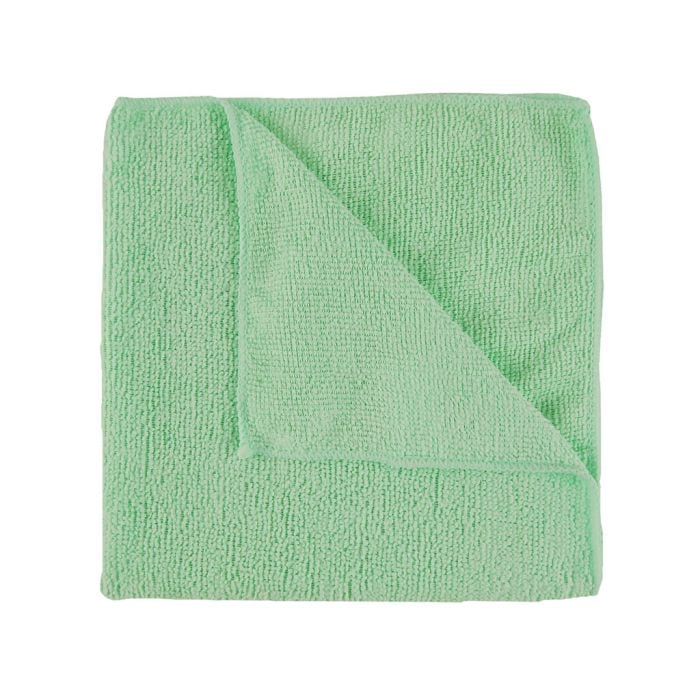 Jangro Microfibre Green Single Cloth 40x40cm CG106-G1 - MIC 07 G 230GSM