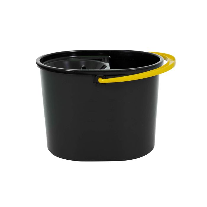 Recycled Oval Lucy Mop Bucket - Yellow Handle, Eco-Friendly | L1500294