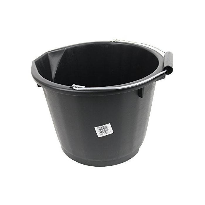 Builders Bucket 3G Black CL067 | Heavy-Duty Cleaning Solution