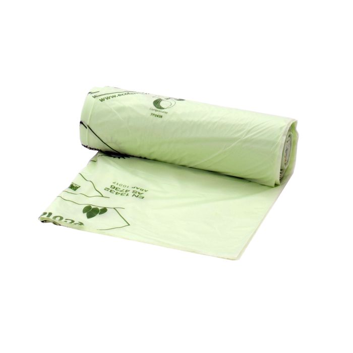 Compostable Green Sacks 7L | 52x40cm | 1 Box Roll | Eco-Friendly | CM615