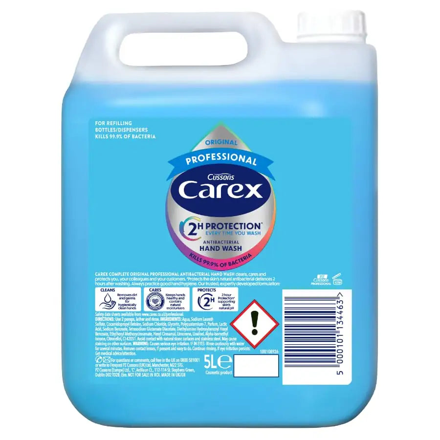 Carex Antibacterial Moisturising Handwash 5 Litre