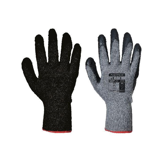 Fortis Grip Glove Black - Size 9/L | DF066-BK | Durable Work Glove