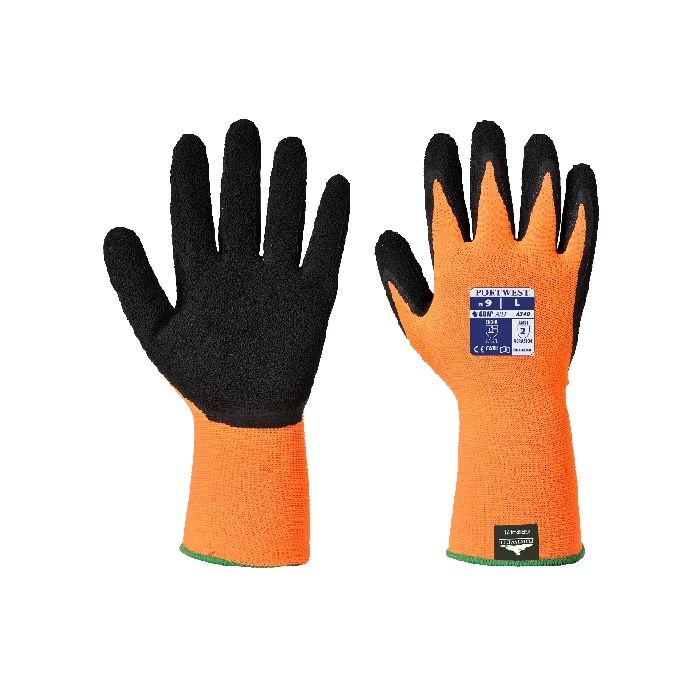 Hi-Vis Grip Glove Orange/Black Large A340