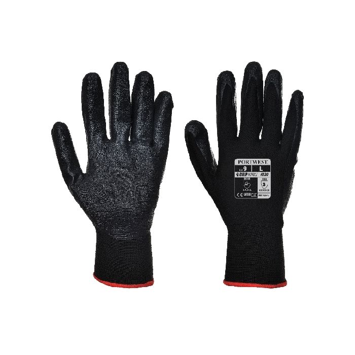 Dexti-Grip Glove Black - Size Large (9) | DF079-BK | Precision Grip