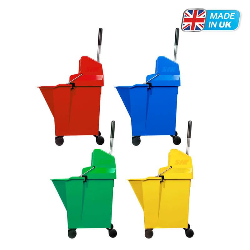 Lady Duo Press Mopping Combo Red - 990790 | Professional Double‑Bucket Mopping System