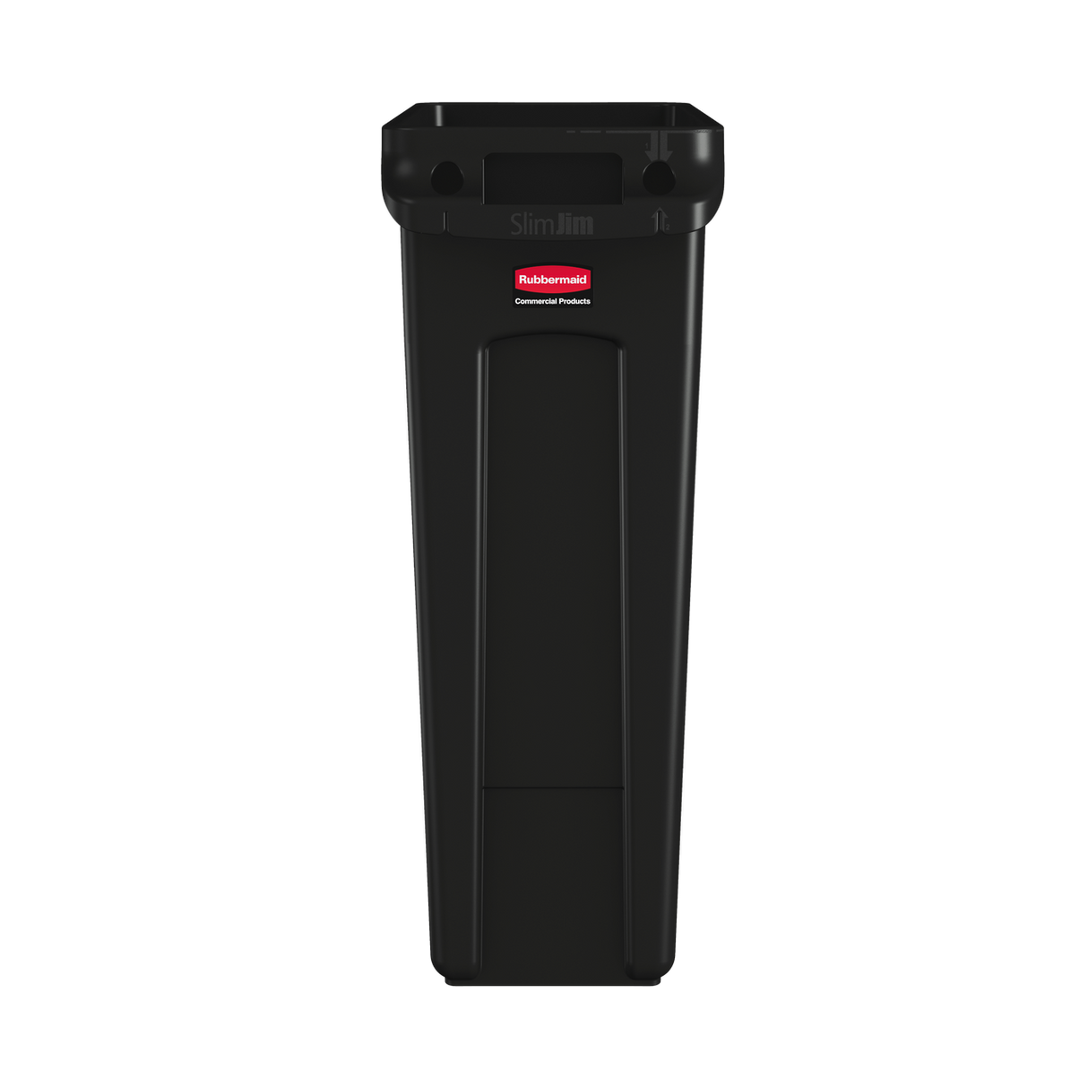 Slim Jim Bin Black with Venting 87L – CB310‑BK FG354060BL | Rubbermaid Slim Jim Waste Container