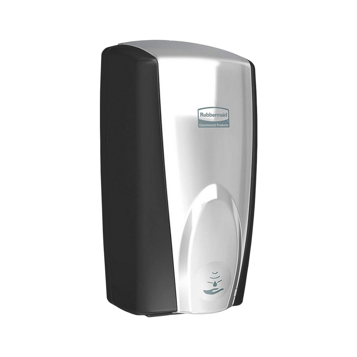 Rubbermaid AutoFoam Soap & Sanitiser Dispenser Black Chrome - FG750411 | Touch‑Free Hygienic Dispenser