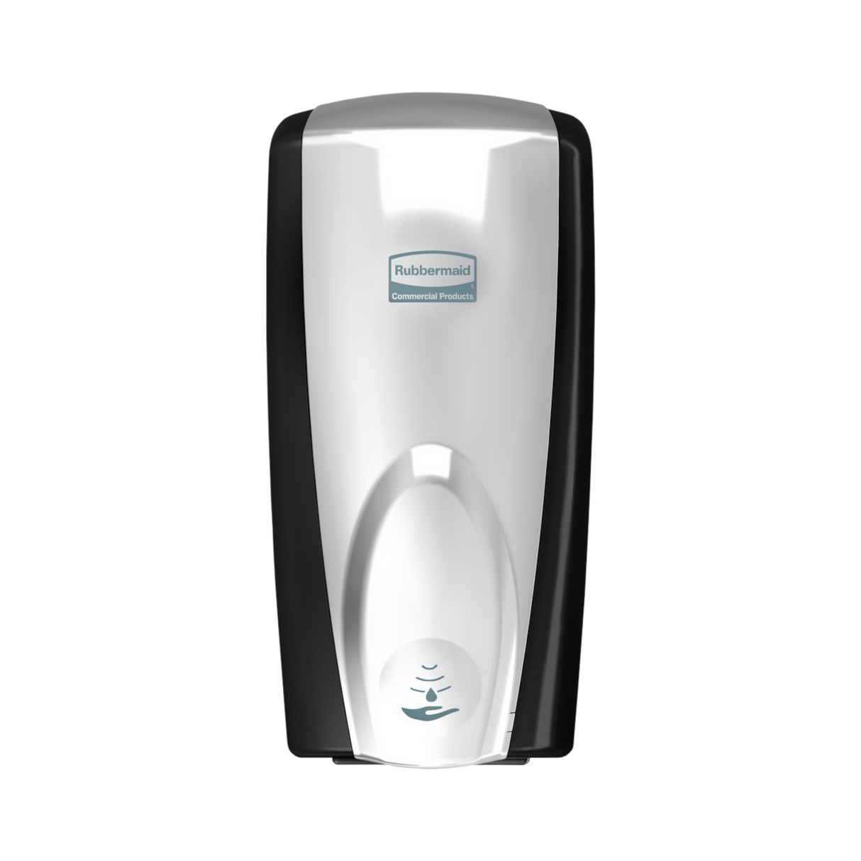 Rubbermaid AutoFoam Soap & Sanitiser Dispenser Black Chrome - FG750411 | Touch‑Free Hygienic Dispenser